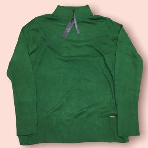 Tahari Woman’s Wool Blend Sweater (Pine Green)